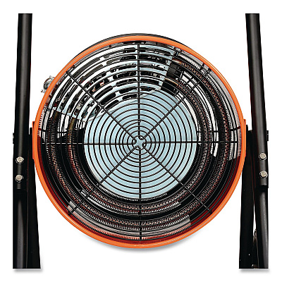 Global Industrial Portable Salamander Heater with Adjustable Thermostat, 10,000 W, 21.59 x 28 x 38.5, Orange (653558)