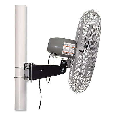 Global Industrial Oscillating Fan, Pole or Column Mount, 24", 4,050 CFM, 1/4 hp (293155)