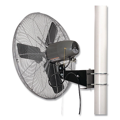 Global Industrial Oscillating Fan, Pole or Column Mount, 24", 4,050 CFM, 1/4 hp (293155)