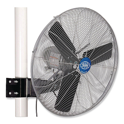 Global Industrial Oscillating Fan, Pole or Column Mount, 24", 4,050 CFM, 1/4 hp (293155)