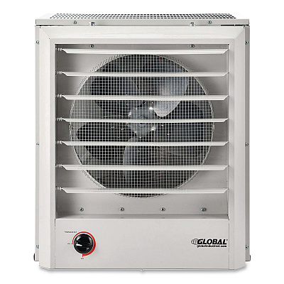 Global Industrial Unit Heater, Horizontal or Vertical Downflow, 20,000 W, 19 x 13.75 x 21.44, White (246727)