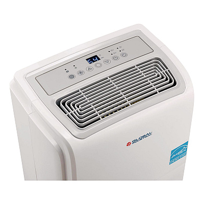 Global Industrial Portable Dehumidifier with Pump and Wi-Fi, 11.62 x 11.62 x 24.81, White (246735)