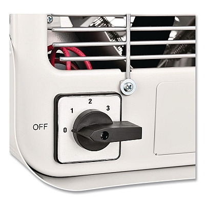 Global Industrial Portable Heater with Built-In Thermostat, 3785 W/5,000 W, 14.12 x 17.5 x 19.62, White (246737)