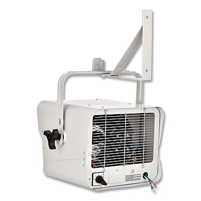 Global Industrial Portable Heater with Built-In Thermostat, 3785 W/5,000 W, 14.12 x 17.5 x 19.62, White (246737)