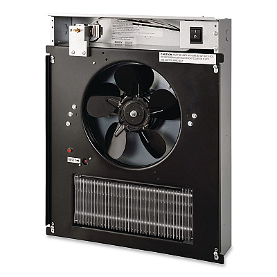 Global Industrial Fan Forced Wall Heater with Enclosed Motor, 4,000 W, 15.75 x 5 x 19.25, White (246743)