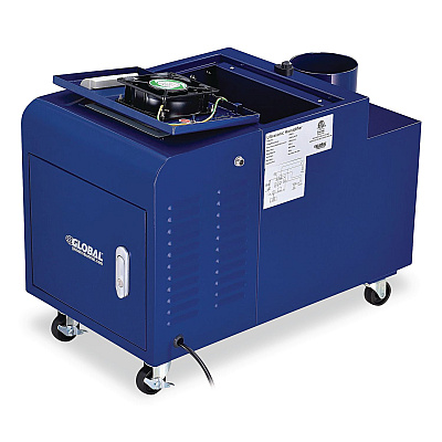 Global Industrial Ultrasonic Humidifier, 38 Pint Tank Capacity, 13.75 x 23.62 x 18.25, 300 Pint Output, Blue (246137)
