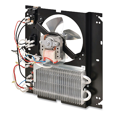 Global Industrial Fan Forced Wall Heater, Shaded Pole Motor, 1,500 W, 10.63 x 4.75 x 12.25, White (246744)