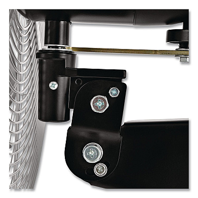 Global Industrial Deluxe Oscillating Wall Mount Fan, 24" (258321)