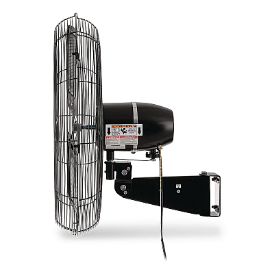 Global Industrial 2-Speed Oscillating Outdoor Rated Wall Mount Fan, 24" (292450)