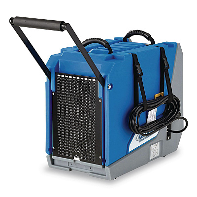 Global Industrial Crawl Space Commercial Dehumidifier With Pump, 90 Pints, 13.31 x 34 x 25, Blue (246707)