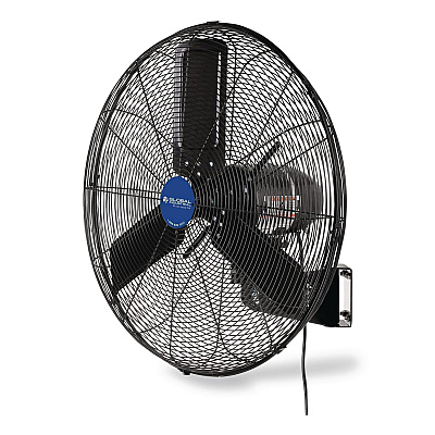 Global Industrial 2-Speed Oscillating Outdoor Rated Wall Mount Fan, 24" (292450)