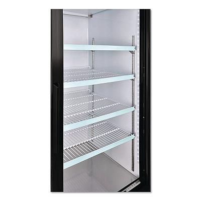 Global Industrial Nexel Merchandiser Refrigerator, 45 cu ft, Black (243006)