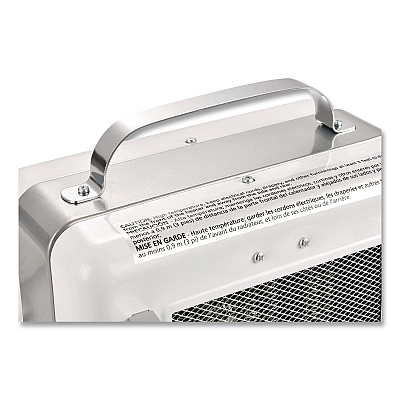 Global Industrial Portable Milkhouse Style Electric Heater, 1,500 W, 8 x 10.25 x 15.75, White (246098)