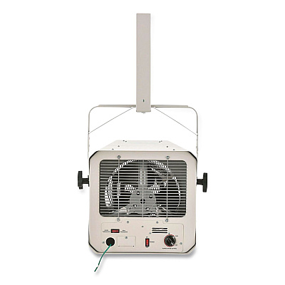 Global Industrial Unit Heater, Horizontal Downflow, 10,000 W, 18.13 x 16.75 x 16.06, White (246102)