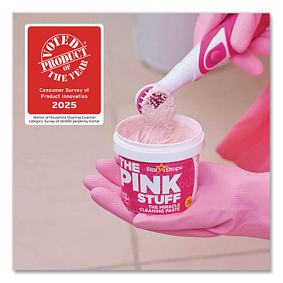 The Pink Stuff Miracle Cleaning Paste, Floral Scent, 17.6 oz Jar, 6/Carton (823781CT)