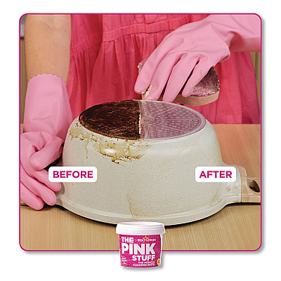 The Pink Stuff Miracle Cleaning Paste, Floral Scent, 17.6 oz Jar, 6/Carton (823781CT)