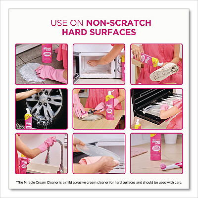 The Pink Stuff Miracle Cream Cleaner, Floral Scent, 16.69 oz Bottle, 6/Carton (823784CT)