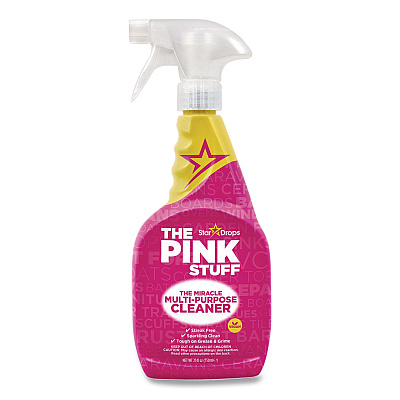 The Pink Stuff Miracle Multi-Purpose Cleaner, Floral Scent, 25.4 oz Spray Bottle, 4/Carton (823788CT)