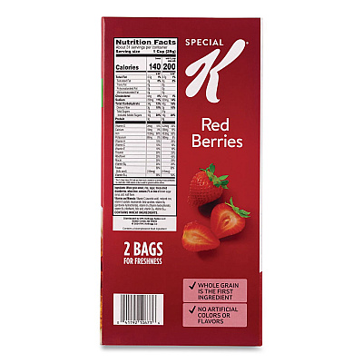 Kellogg's Special K with Berries Cereal, 2 Bags/Box, 43 oz Box (22002625)