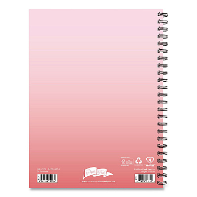 So Productive Undated Journal, Medium/College Rule, Pink Cover, (80) 8 x 6 Sheets (55076)