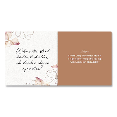 Sisters Hardcover Book, 96 Pages (49762)