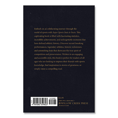 Super Sports Stats and Facts Softcover Book, Paperback, 112 Pages (49823)