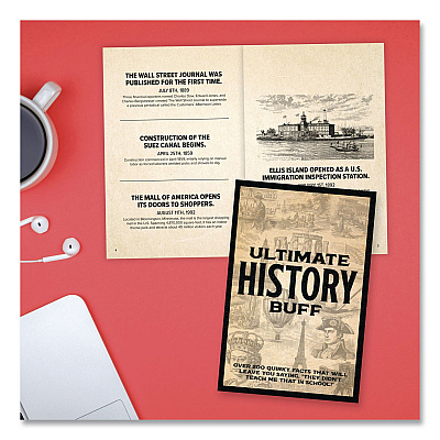Ultimate History Buff Softcover Book, Paperback, 112 Pages (49830)
