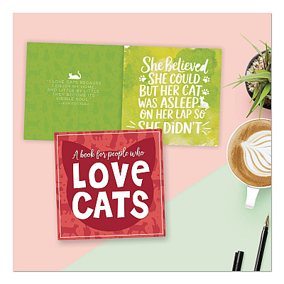 Love Cats (A Book For People Who) Hardcover Book, 96 Pages (49885)