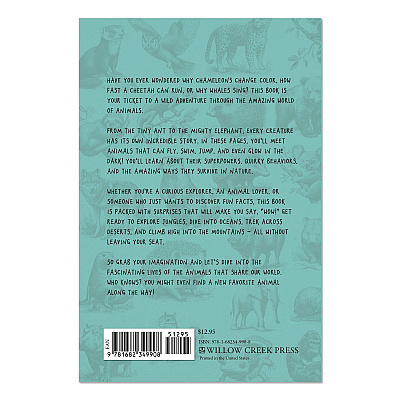 Animal Facts for Kids Softcover Book, Paperback, 112 Pages (49908)