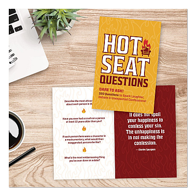 Hot Seat Questions Softcover Book, Paperback, 112 Pages (49915)