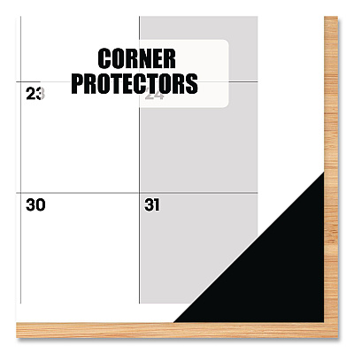 Basic Small Monthly Desk Pad Calendar, 17 x 12, White/Gray/Black Sheets, Black Headband/Corners, 12-Month (Jan to Dec) 2026 (57063)