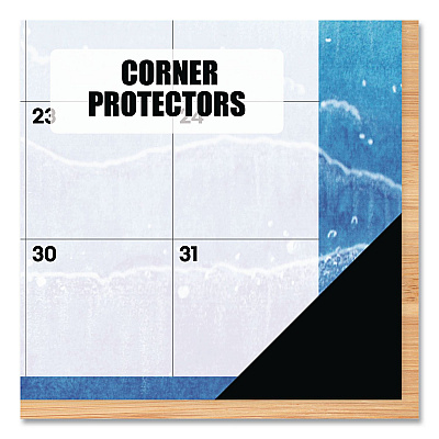 Beaches Monthly Desk Pad Calendar, 17 x 12, White/Multicolor Sheets, Black Headband/Corners, 12-Month (Jan to Dec) 2026 (57070)