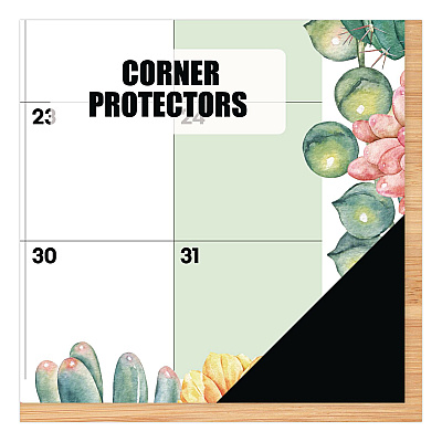 Succulents Small Monthly Desk Pad Calendar, 17 x 12, White Sheets, Black Headband/Corners, 12-Month (Jan to Dec): 2026 (57162)