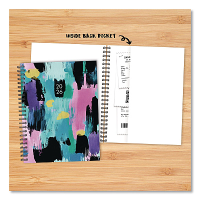 Abstract Art Weekly/Monthly Softcover Planner, 8.5 x 6.5, Multicolor Cover, 12-Month (Jan to Dec): 2026 (56639)