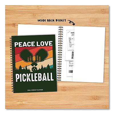 Pickleball Weekly/Monthly Planner, 8.5 x 6.5, Multicolor Cover, 12-Month (Jan to Dec): 2026 (56684)