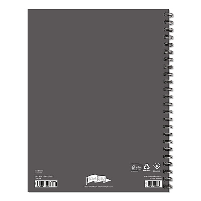 Charcoal Weekly/Monthly Planner, 11 x 8.5, Charcoal Cover, 12-Month (Jan to Dec): 2026 (57605)