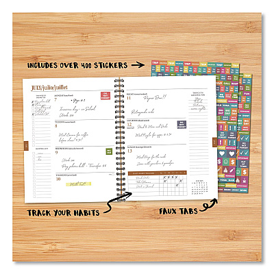 Never Be So Kind Weekly/Monthly Planner, 11 x 8.5, Yellow Cover, 12-Month (Jan to Dec): 2026 (58466)