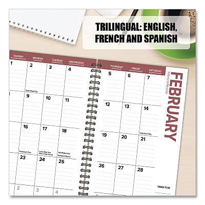 Celestial Softcover Weekly/Monthly Spiral Planner, 6.5 x 3.5, Black/Gold Cover, 12-Month (Jan to Dec): 2026 (57322)