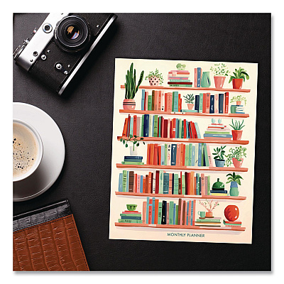 Garden Botanical Booklet Monthly Planner, 9.5 x 7.5, Multicolor Cover, 12-Month (Jan to Dec): 2026 (57841)