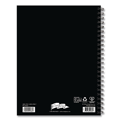 Basic Black Weekly/Monthly Planner, 8.5 x 6.5 Black Cover, 12-Month (Jan to Dec): 2026 (57827)