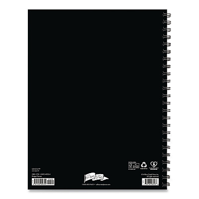 Budget Monthly Planner, 11 x 8.5, Black Cover, 12-Month, Undated (40324)