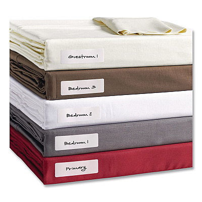 Avery No-Iron Fabric Labels, Handwrite Only, 1 x 3, White, 5/Sheet, 10 Sheets/Pack (40725)