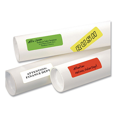 Avery Color Coding Labels, 1 x 3, Assorted Colors, 5/Sheet, 40 Sheets/Pack (139635481)