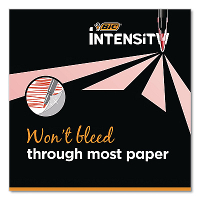 BIC Intensity Fineliner Dual Tip Felt Pen, Stick, Fine 0.7 mm Bullet, Variable Brush, Assorted Pastel Ink/Barrel Colors, 6/Pack (FPPDT6AST)