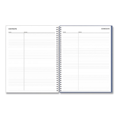 Blue Sky Tanya Blue Academic Year Daily Planner, Abstract Artwork, 11 x 8.5, Multicolor Cover, Supports Four Academic Years: 2025-2028 (156259)