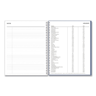 Blue Sky Tanya Blue Academic Year Daily Planner, Abstract Artwork, 11 x 8.5, Multicolor Cover, Supports Four Academic Years: 2025-2028 (156259)