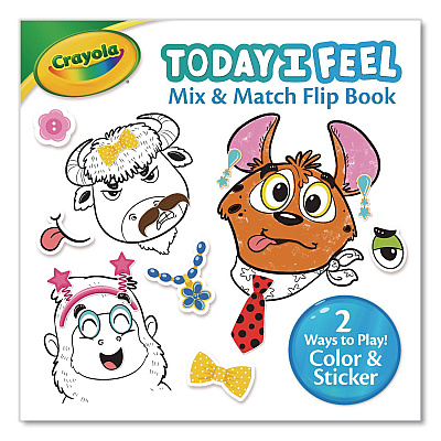 Crayola Today I Feel Animal Coloring Book, Ages 3 and Up, 30 Pages (042774)