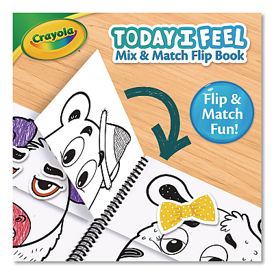 Crayola Today I Feel Animal Coloring Book, Ages 3 and Up, 30 Pages (042774)
