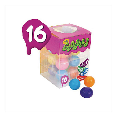Crayola Globbles Squish Toys, Ages 4 and Up, Assorted Colors, 16/Pack (747292)