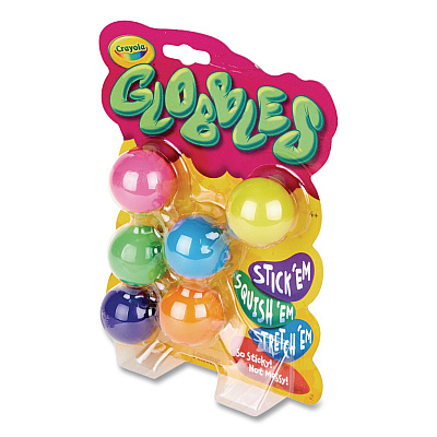 Crayola Globbles Squish Toys, Ages 4 and Up, Assorted Colors, 6/Pack (747294)
